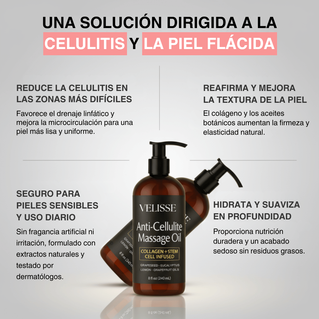 Velisse® Aceite Anti-Celulitis de Colágeno Hidrolizado
