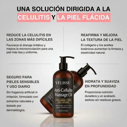 Velisse® Aceite Anti-Celulitis de Colágeno Hidrolizado